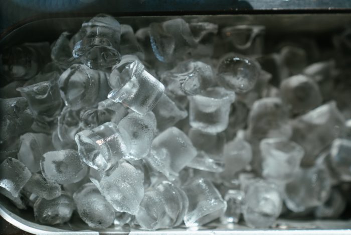 ice in an ice machine